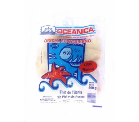 OCEANICA FILET DE TILAPIA SIN ESPINAS 500GR