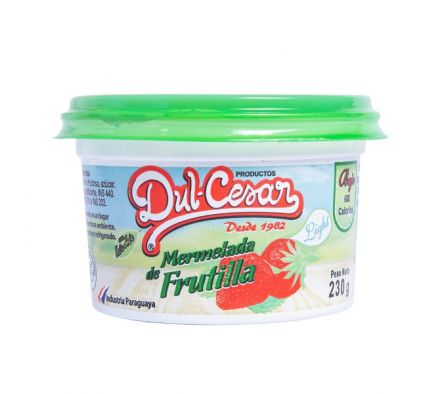 MERMELADA DUL-CESAR DE FRUTILLA LIGTH 100% 230GR