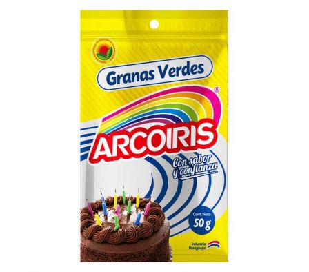 ARCO IRIS GRANAS VERDES 50 GR *10