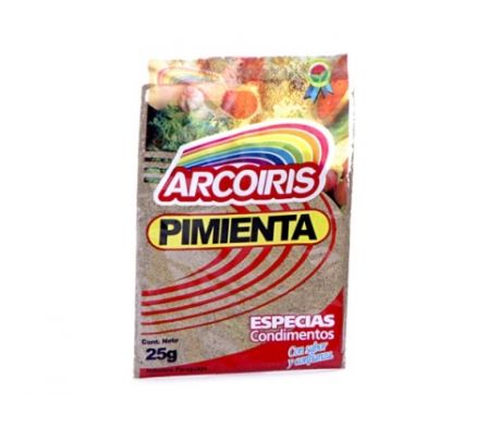 ARCO IRIS PIMIENTA MOLIDA 25 GR *20