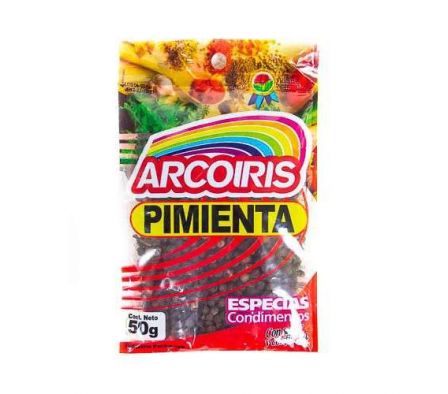 ARCO IRIS PIMIENTA EN GRANO 50 GR x 10