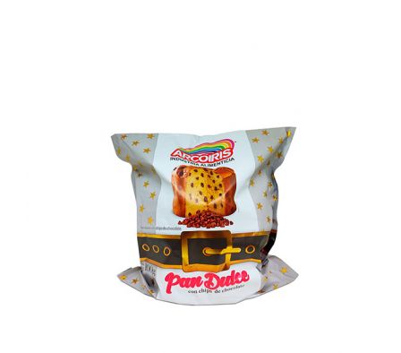 PAN DULCE ARCO IRIS C/ CHIPS DE CHOCOLATE 100GR