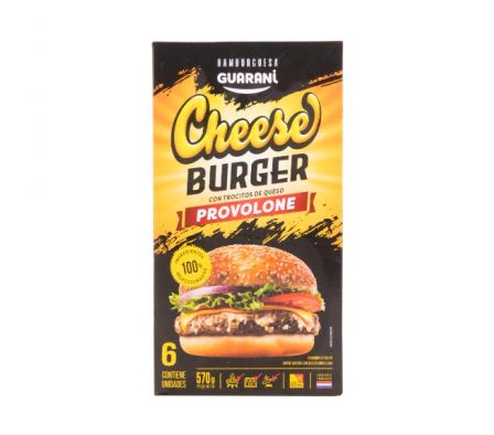 HAMBURGUESA GUARANI CHEESE BURGUER DE 6 UND