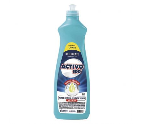 DETERGENTE ACTIVO 100  LIMON 750 ML