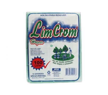 BOLSAS P/RESIDUOS SUPER RESISTENTE X  100 LTS