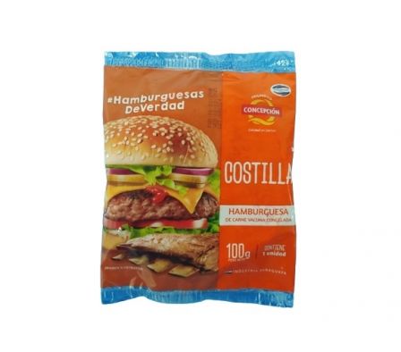 HAMBURGUESA CONCEPCION COSTILLA INDIVIDUAL 16UNI