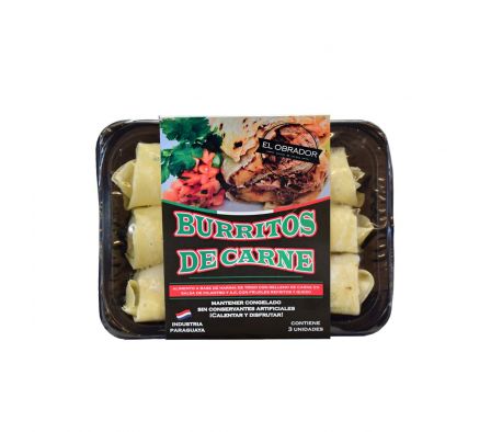 BURRITOS DE CARNE EL OBRADOR 3 X UN