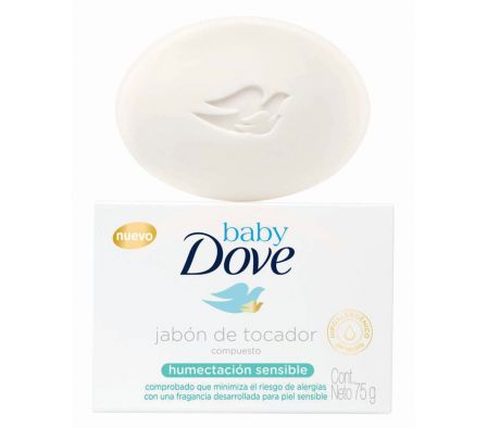 JABON TOCADOR DOVE BABY H.SENCIBLE X 75 GRS
