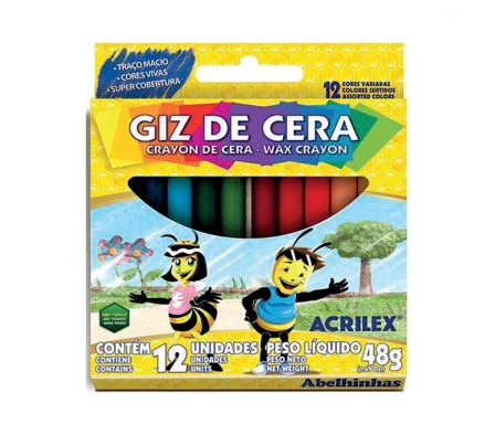 CRAYOLA ACRILEX  FINO 12 COLORES 