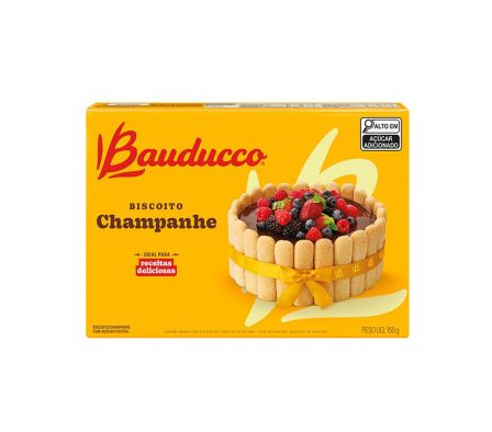 BISCOCHO BAUDUCCO CHAMPAGNE AZUCAR CRISTAL 150GR