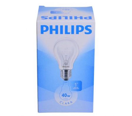 LAMPARA PHILIPS CLARA 40 W.