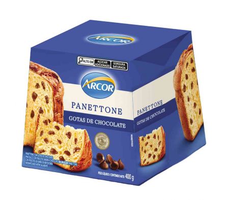 PANETTONE ARCOR CON GOTAS DE CHOCOLATE 400GR