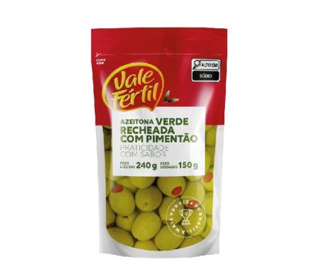 ACEITUNAS VALE FERTIL  DPACK R. PIMNTON 240GR
