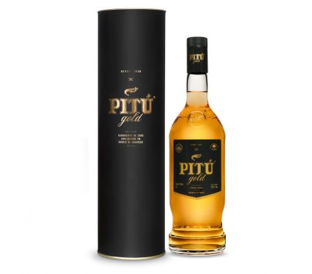 CACHACA AÑEJA PITU GOLD C/ESTUCHE  1ML