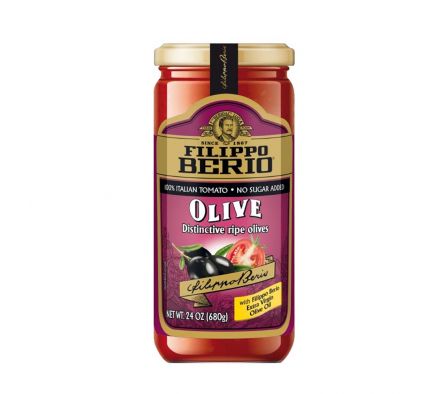 SALSA DE TOMATE Y ACEITUNAS FILIPPO BERIO 680G 