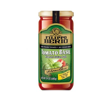 SALSA DE TOMATE Y ALBAHACA  FILIPPO BERIO 680G 