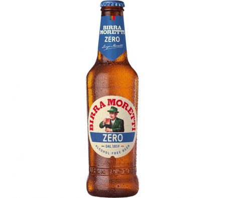 CERVEZA BIRRA MORETTI BOT. ZERO 330 ML