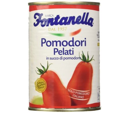 TOMATE PELADO FONTANELLA POMODORO PELATI X 400G
