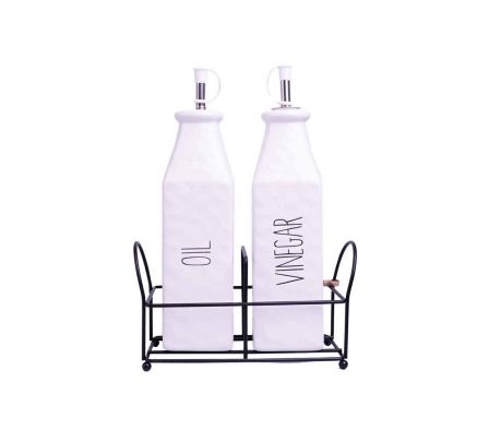 VINAGRERA BLANCO 6.5X6.5X24.5CM REF 705-04764