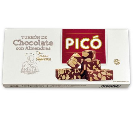 TURRON PICO CHOCOLATE C/ALMENDRAS 200GR