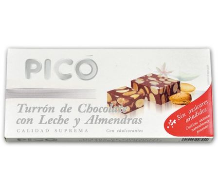 TURRON PICO CHOCO ALMENDRAS SIN AZUCAR 200GR