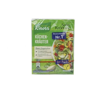 CONDIMENTO KNORR HIERBAS DE COCINA 5 SOBRES 250ML