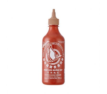 SALSA FLYING GOOSE SRIRACHA EXTRA AJO 455ML