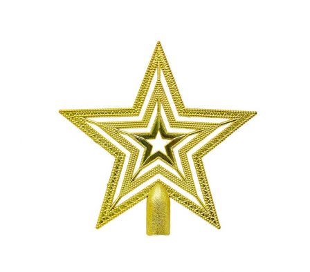 PUNTERA ESTRELLA DORADA 19X18CM REF JQ-WFW22157 