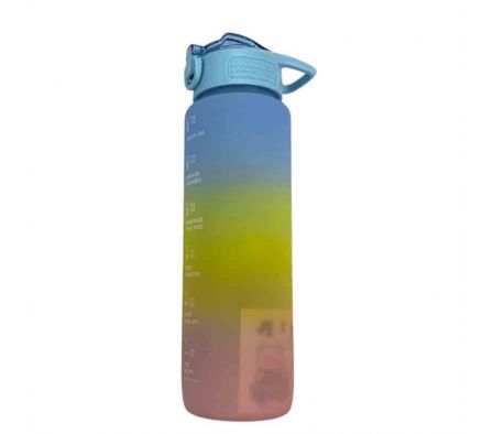 BOTELLA MULTICOLOR P/AGUA 1100ML PLAST REF