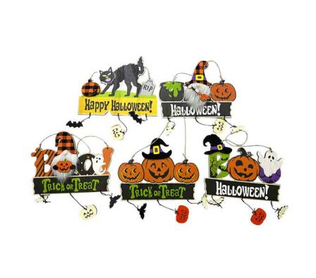 ADORNO HALLOWEEN 20CM P/PUERTA REF 6941-3