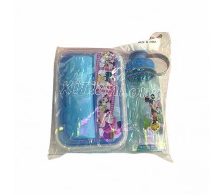 KIT MERENDERO INF MICKEY 18X13CM PLAST REF 34816-2