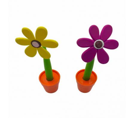 BOLIGRAFO C/BASE DI/FLOR 18CM REF 21543-30