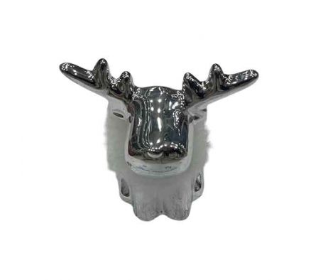 ALCE CABEZA METALICA DECORATIVA NAV 13X9CM CERAMIC