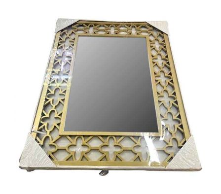 ESPEJO D/PARED MARCO C/DISEÑOS 65X45CM REF B3-6846