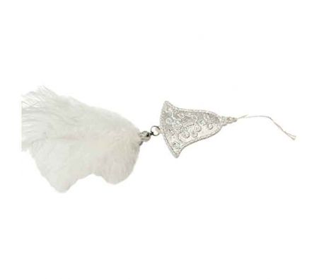 ADORNO NAV CAMPANA C/PLUMA 7CM ACRILICO REF B1-008