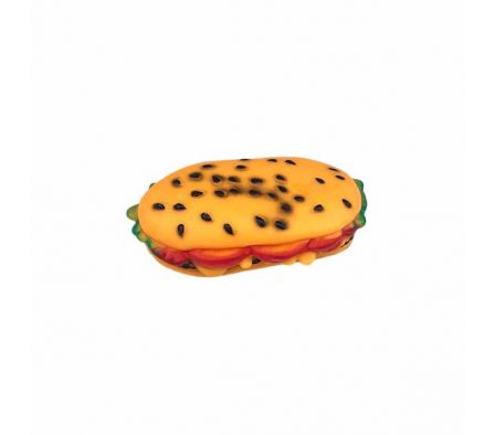 JUGUETE CHILLON HAMBURGUESA P/MASCOTA 11X5CM REF 1
