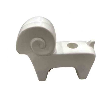 PORTA VELA DI/CABRA 17X15CM CERAMIC REF 66259-6626