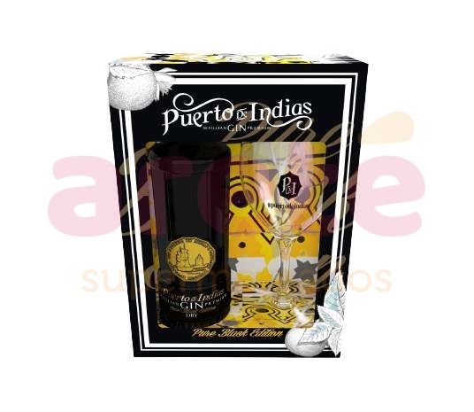 Puerto de Indias Dry Gin – Pure Black Edition